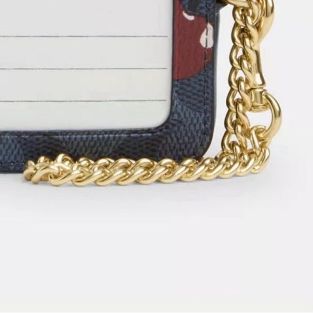 ❤️❤️❤️NEW Coach zip card case with cherry print/Gold hardware ❤️❤️❤️ - Picture 12 of 12